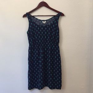 Old Navy Blue Patterned Summer Dress